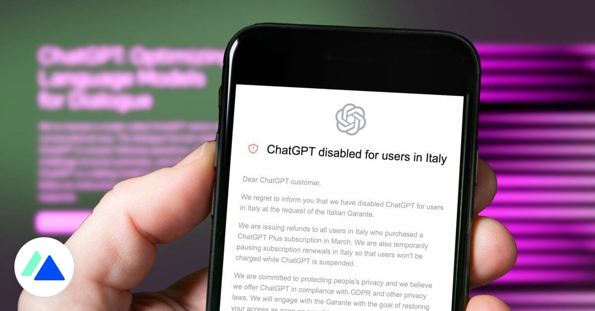 Illustration de l'article "ChatGPT : l’Italie présente sa liste de conditions pour lever le blocage" sur le BDM Illustration de l'article "ChatGPT : l’Italie présente sa liste de conditions pour lever le blocage" sur le BDM
